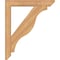 Ekena Millwork Funston Slat Smooth Bracket w/ Offset Brace, Western Red Cedar, 5 1/2"W x 30"D x 36"H BKT0604X30X36FST06SWR - alternate 2